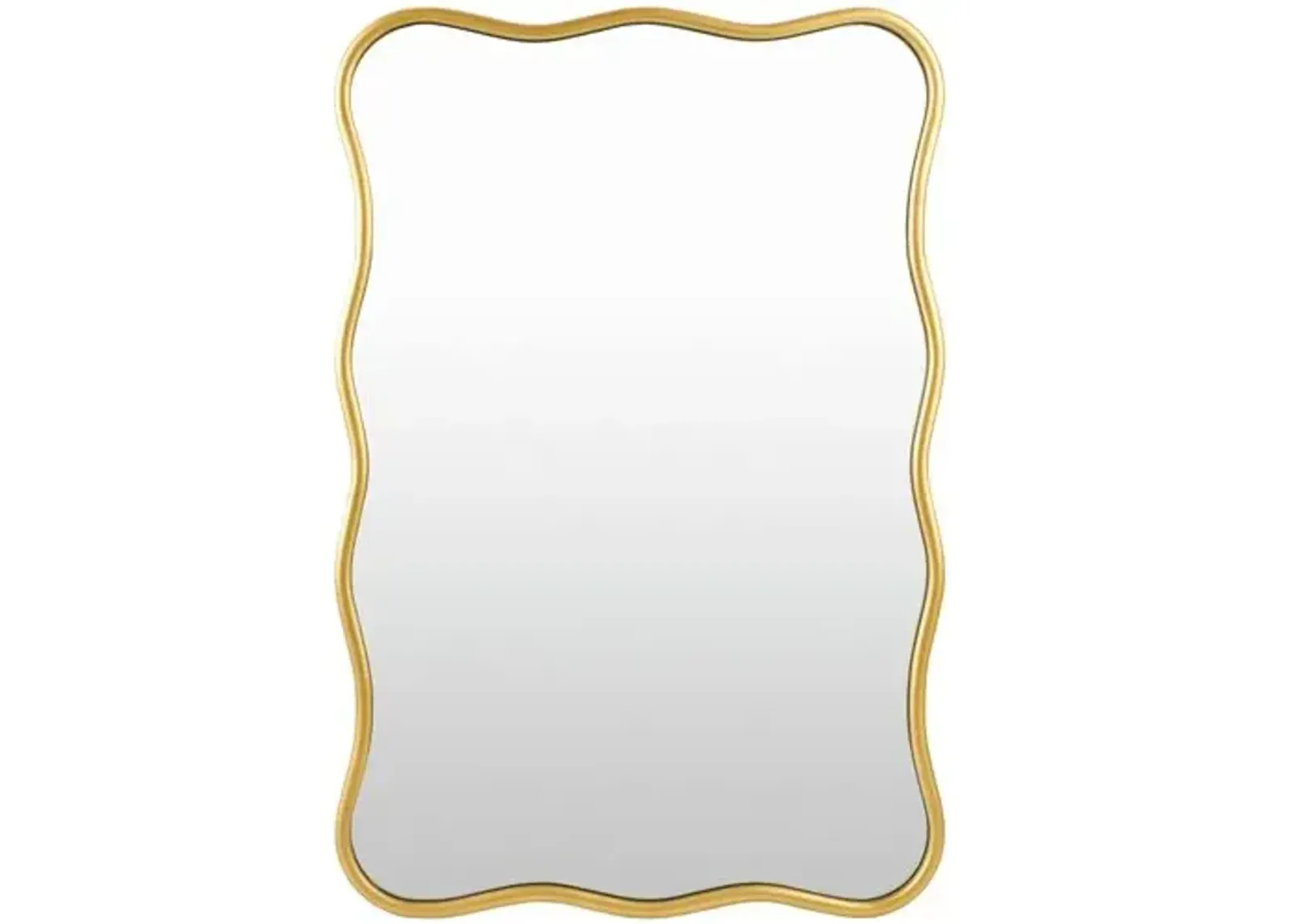 Marleen Wavy Wall Mirror - Gold