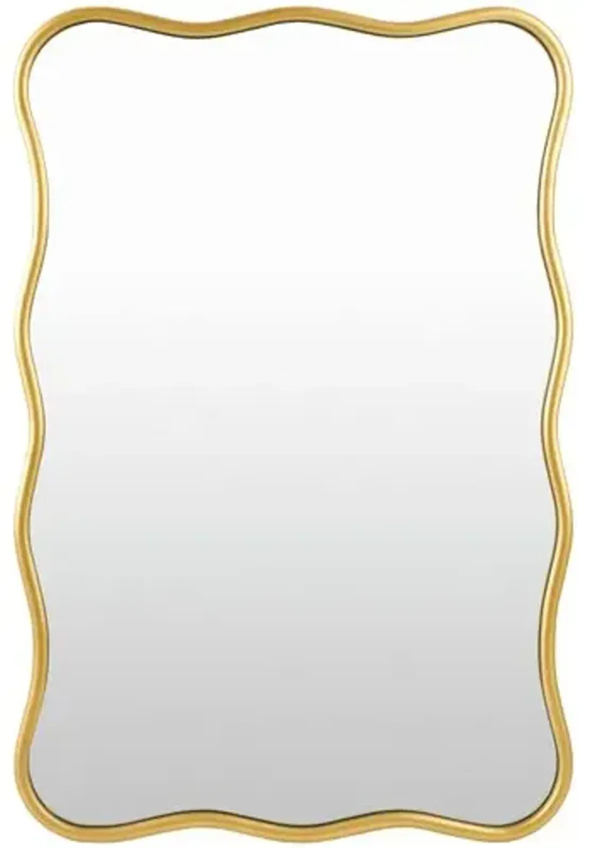 Marleen Wavy Wall Mirror - Gold