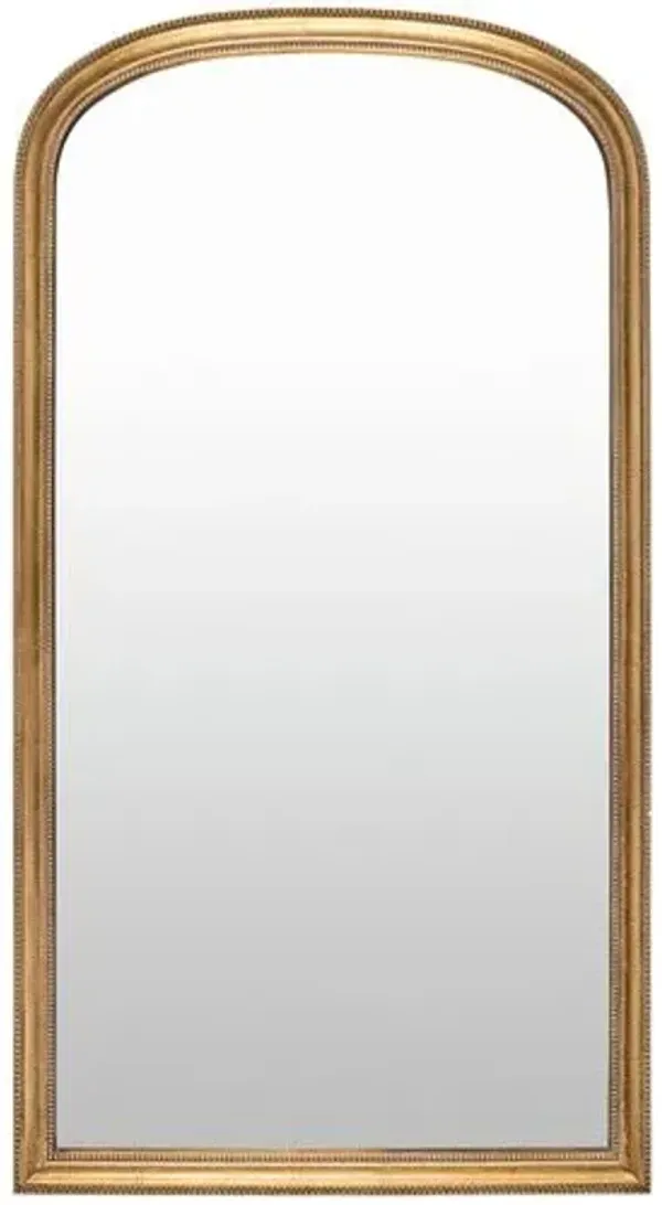 Ava Floor Mirror - Gold