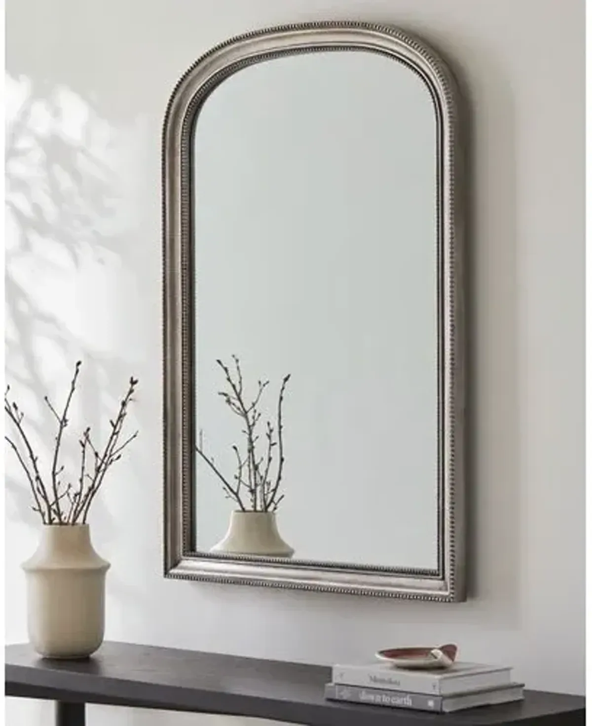 Ava Mantel Mirror - Silver