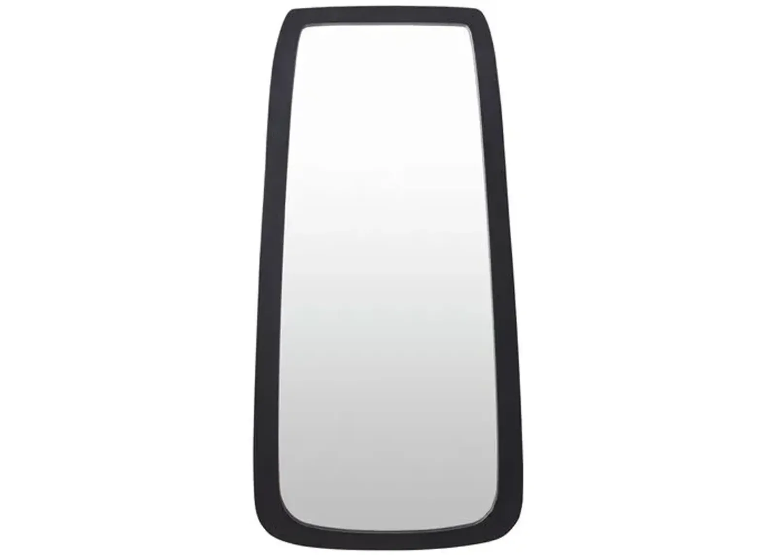 Max Wood Floor Mirror - Black