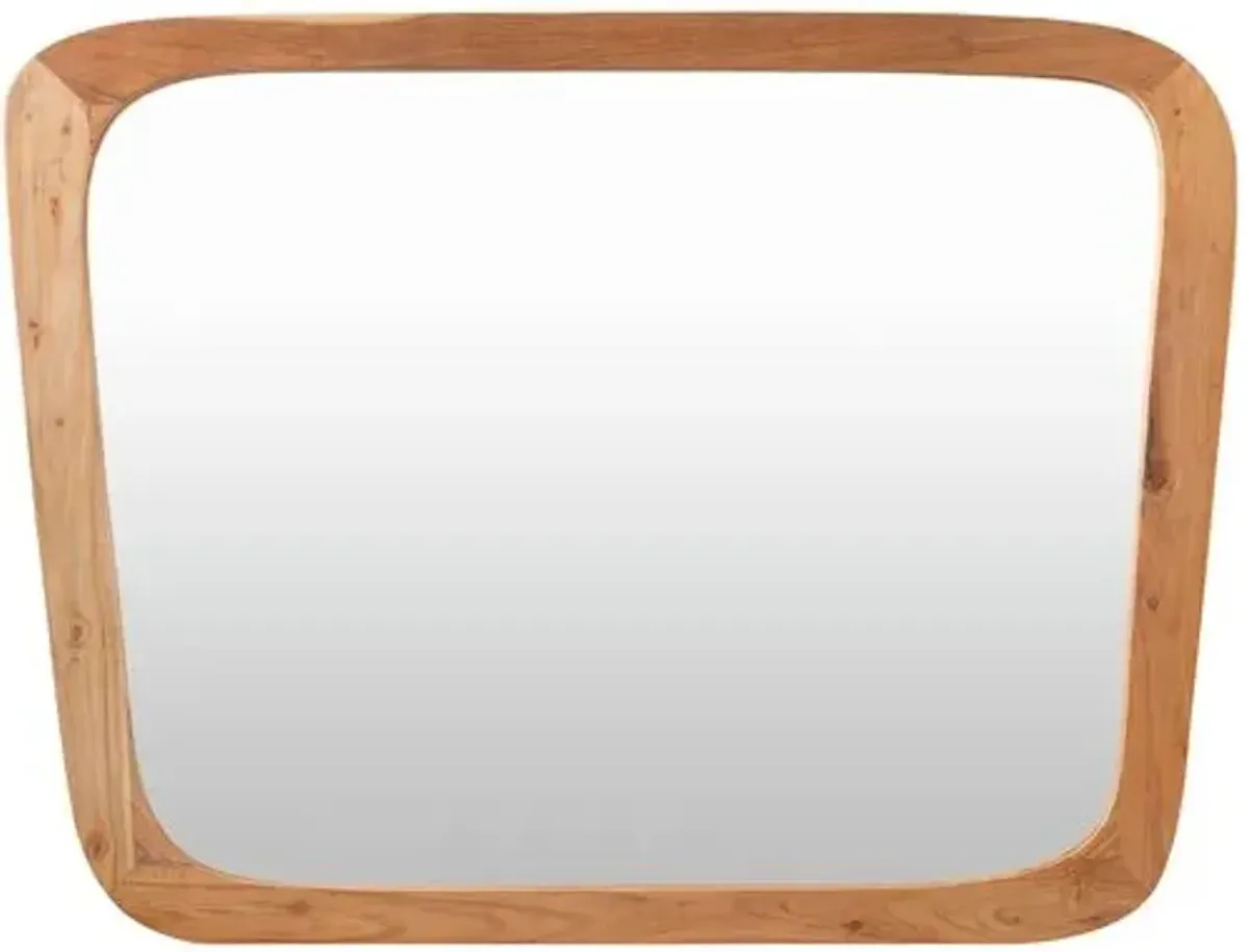 Max Wood Wall Mirror