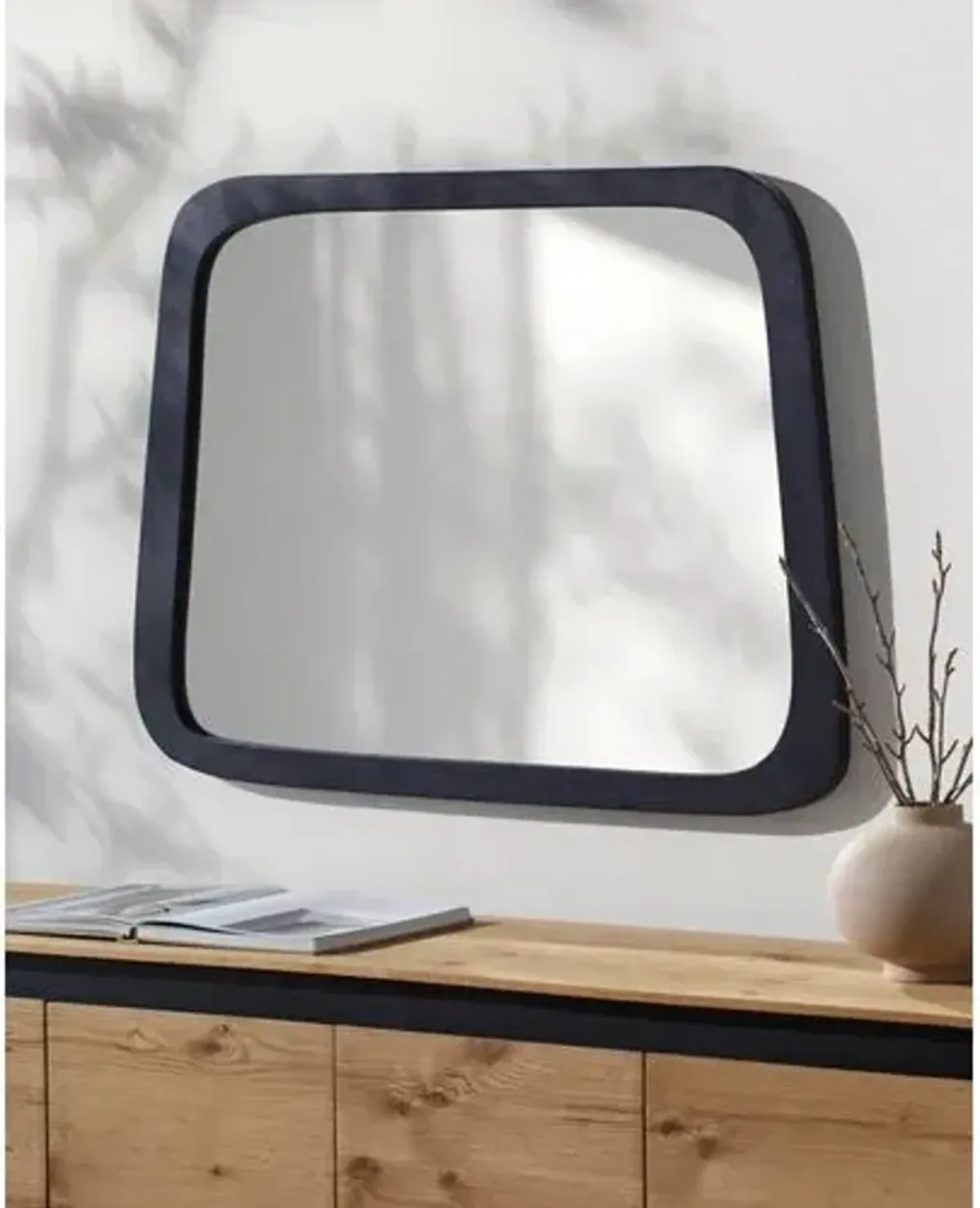 Max Wood Wall Mirror