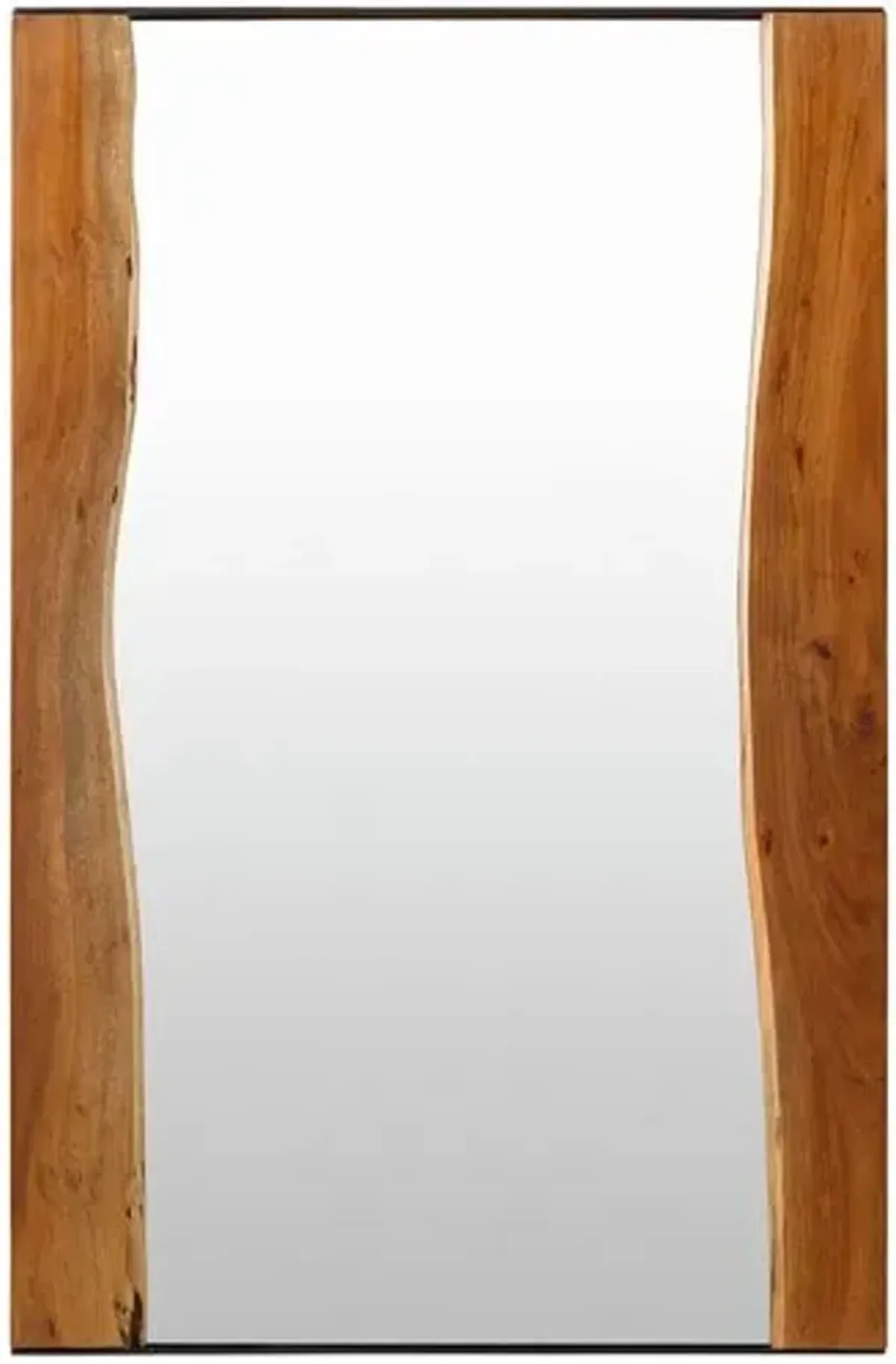 Zoe Wood Accent Mirror - Brown