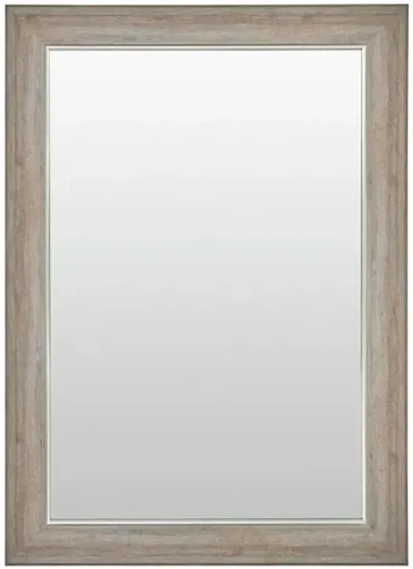 Luke Accent Wall Mirror - Beige