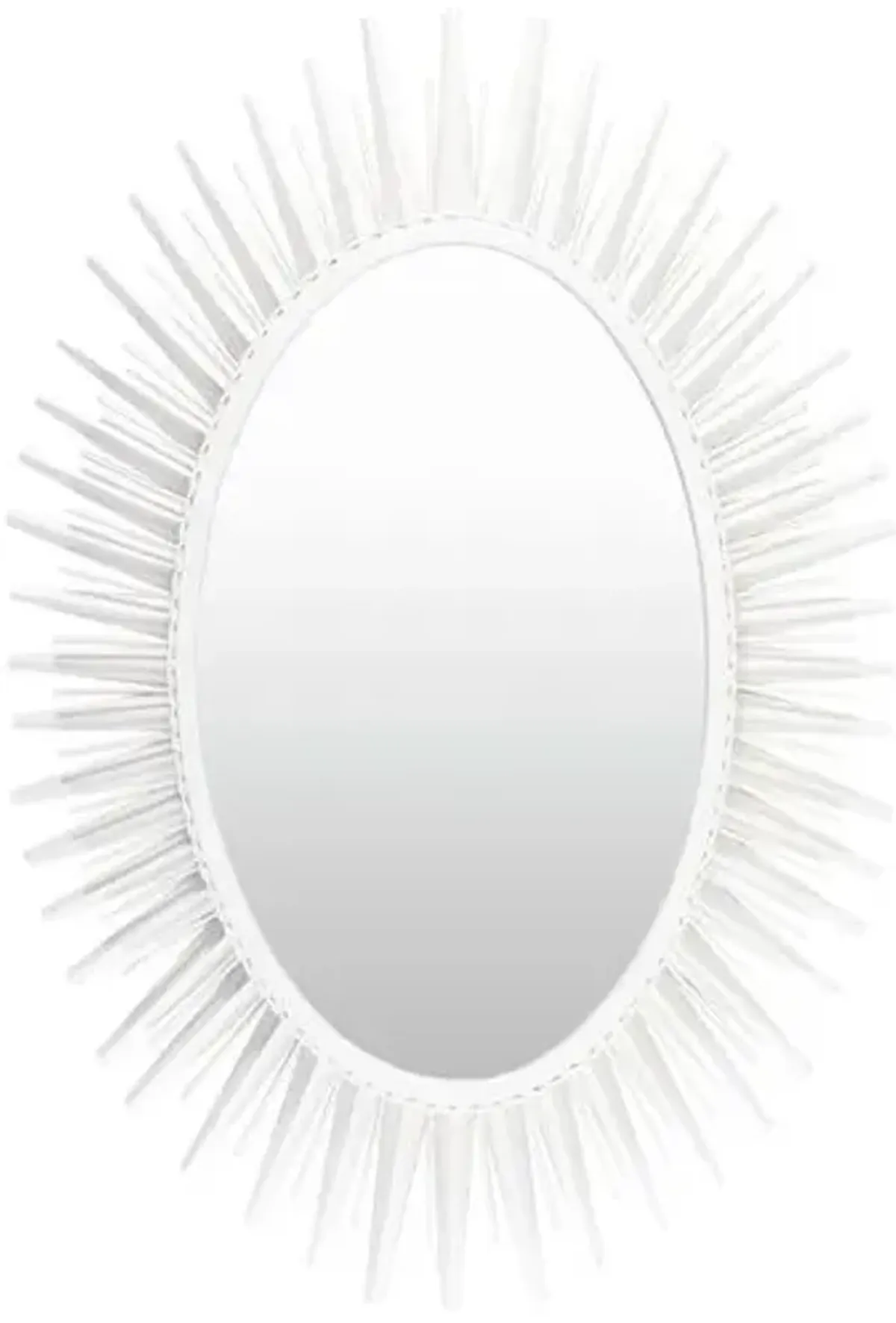 Owen Accent Mirror - White