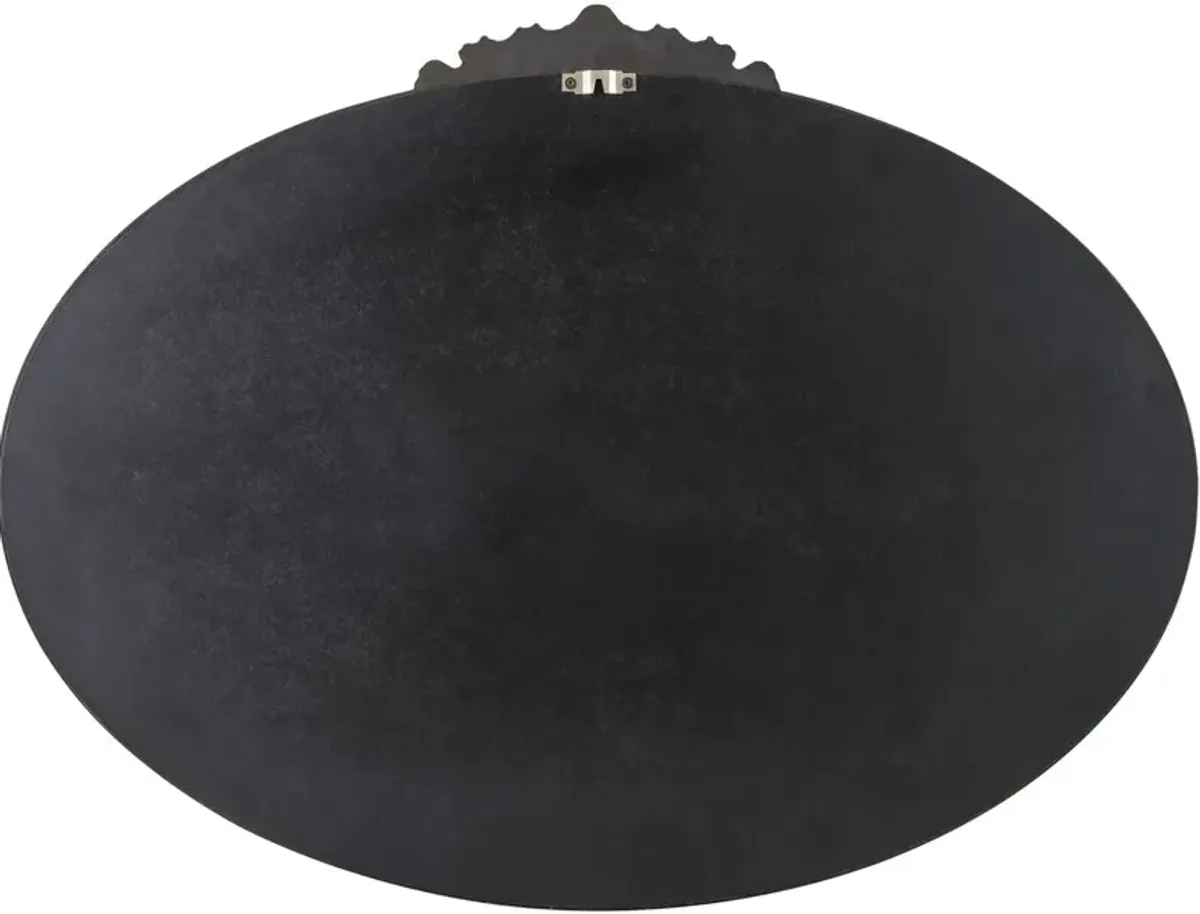 Ivy Oval Accent Mirror, Gold