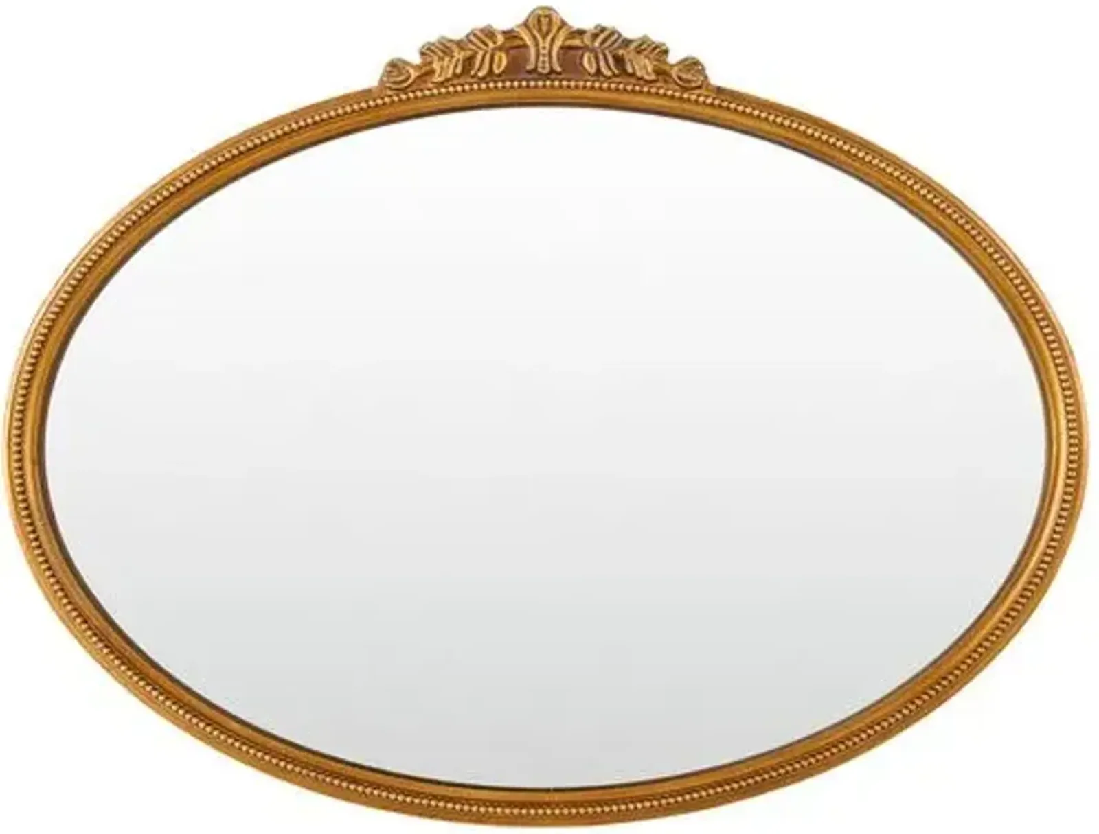 Ivy Oval Accent Mirror - Gold