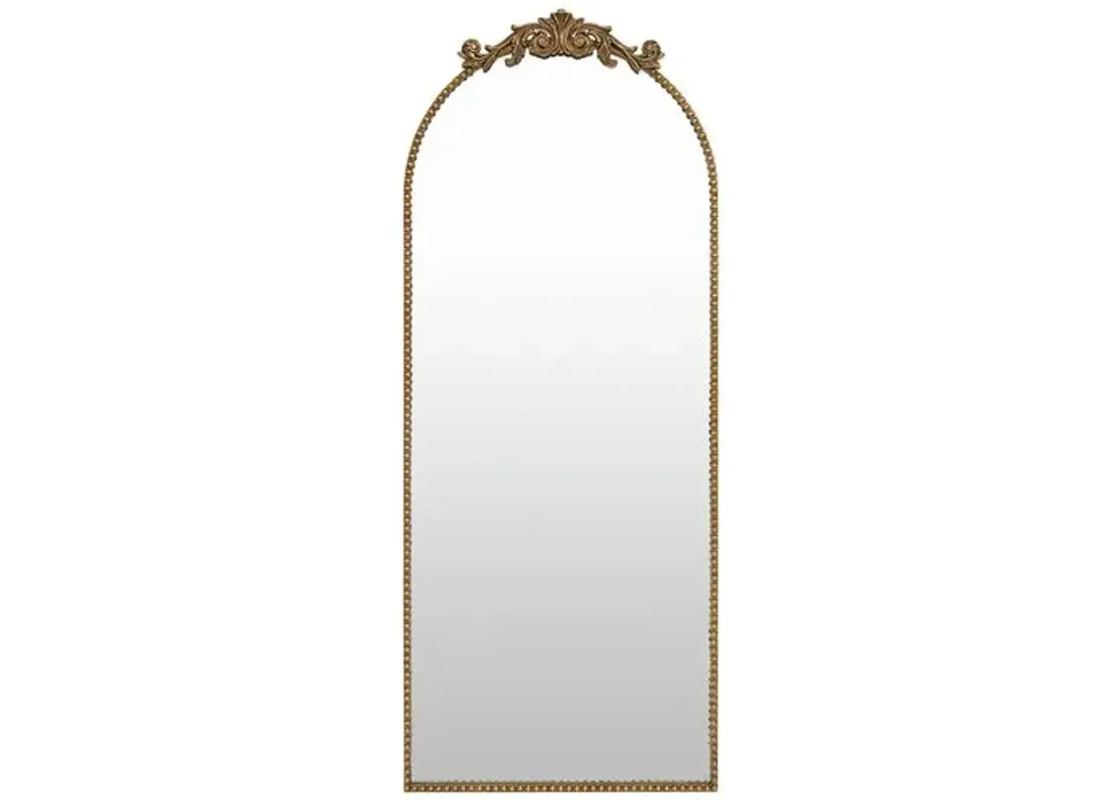 Kai Arched Floor Mirror - Gold