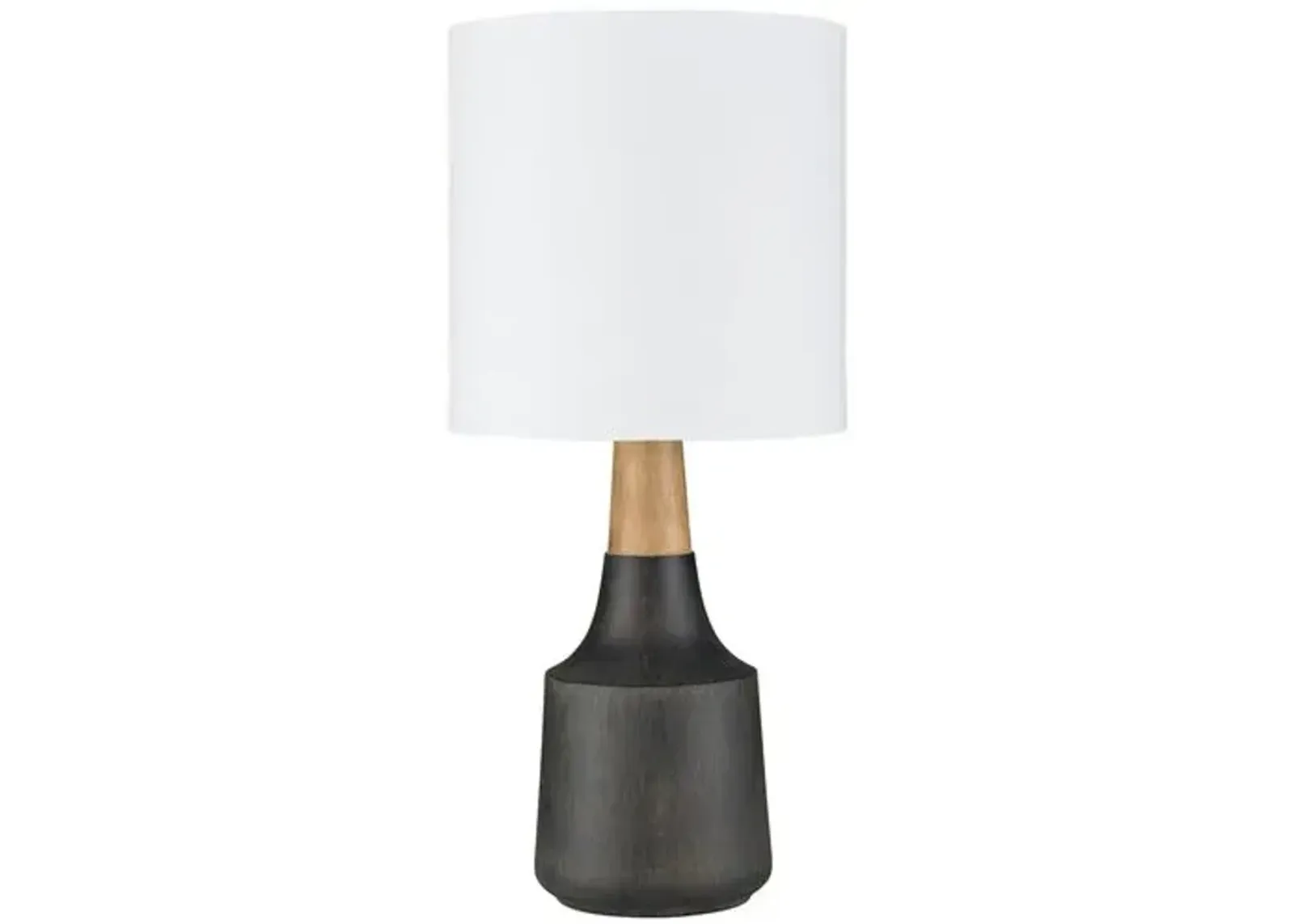 Kiki Accent Table Lamp - Black - 18Hx8Wx8D in