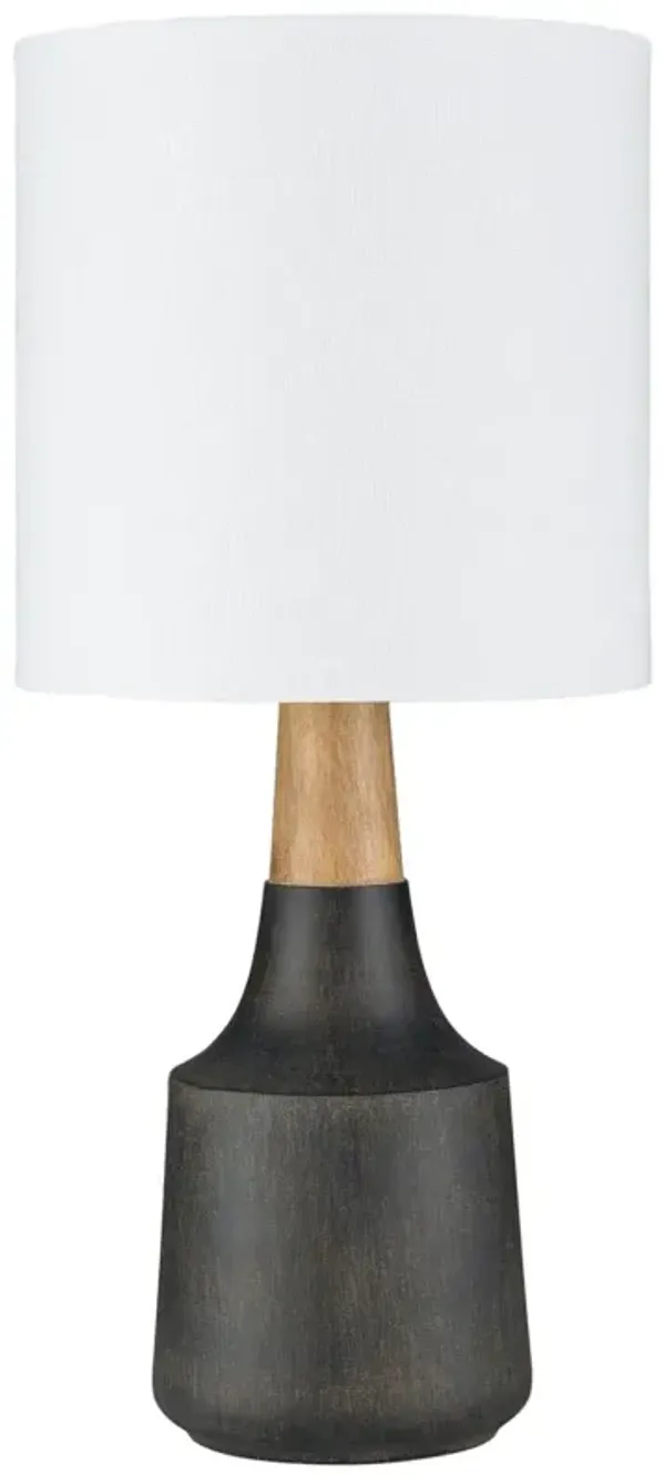 Kiki Accent Table Lamp - Black - 18Hx8Wx8D in