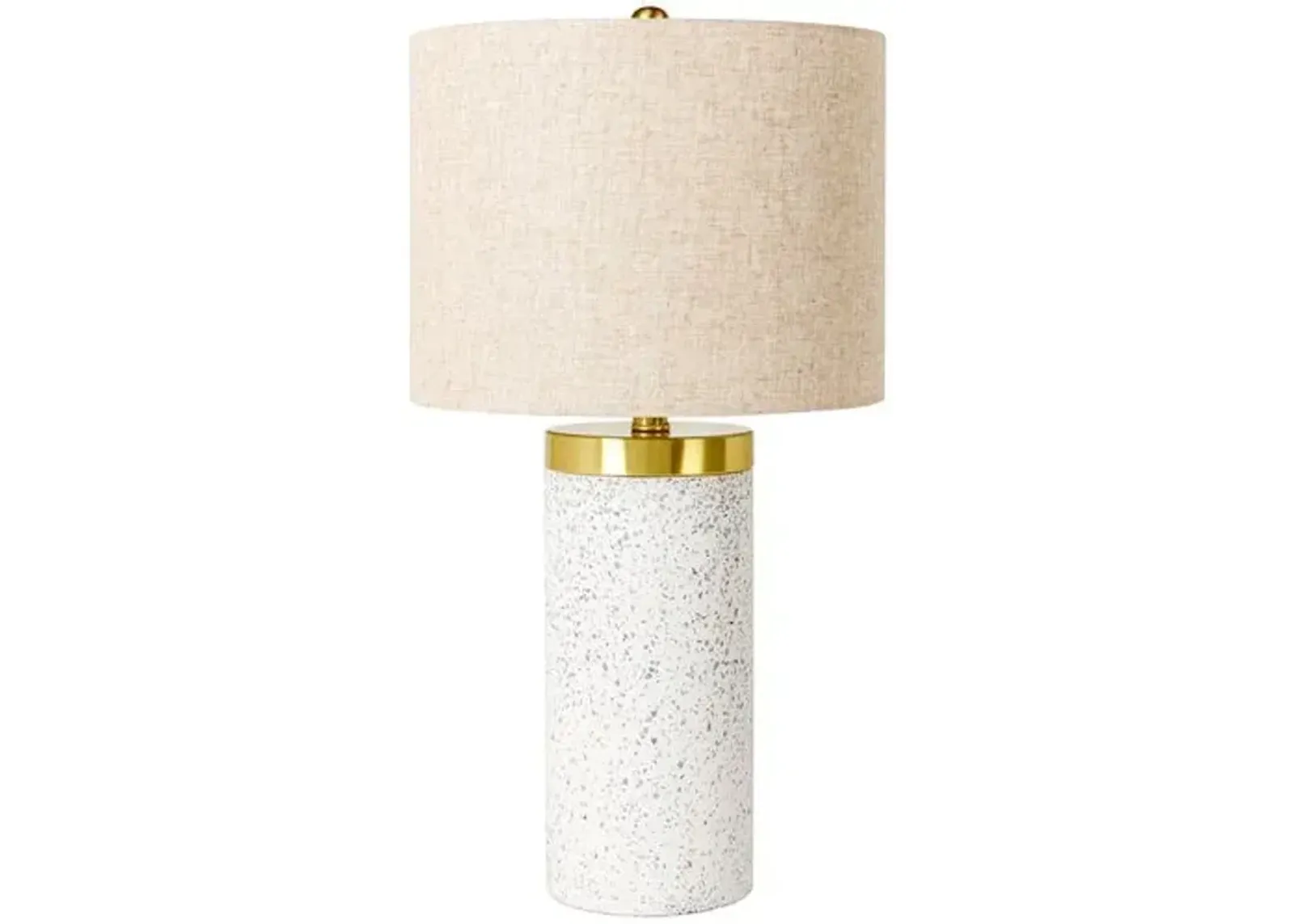 Sera Concrete Table Lamp - Blue Speckle/Natural