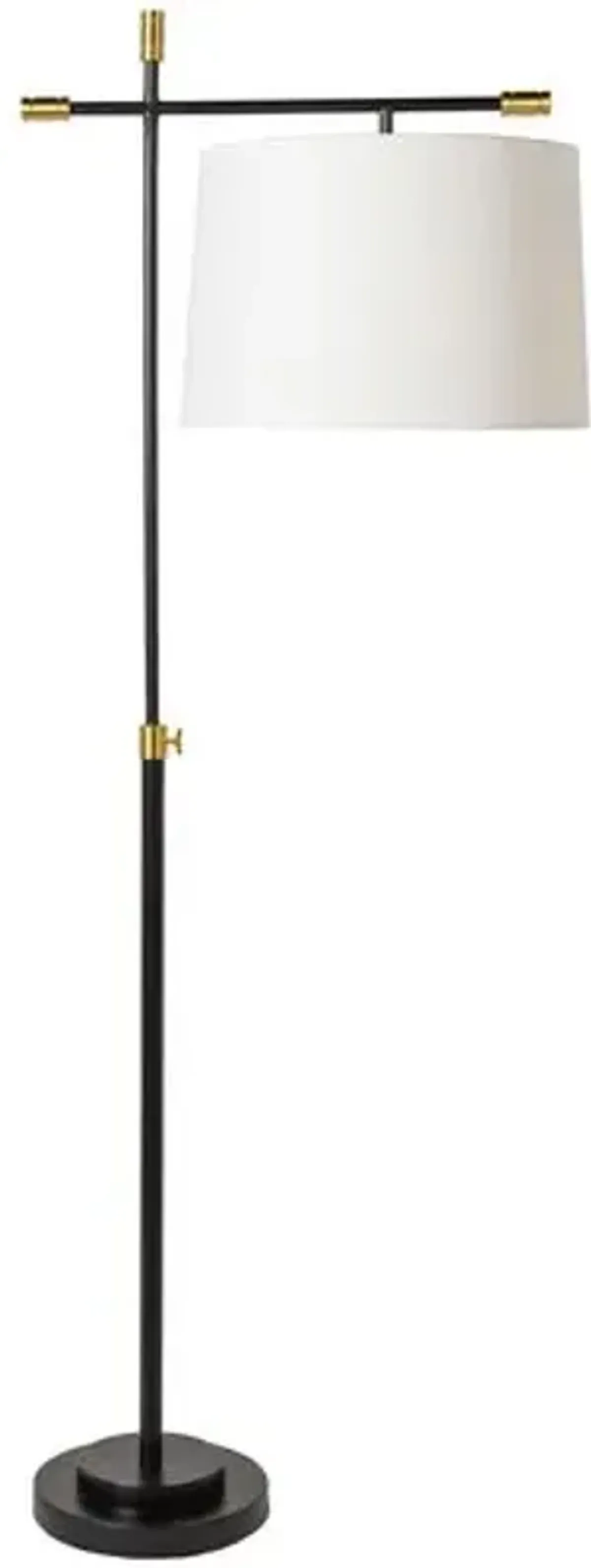 Haisley Floor Lamp - Black/Gold