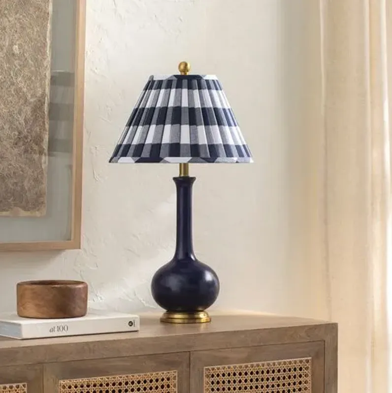 Coraline Ceramic Table Lamp - Blue