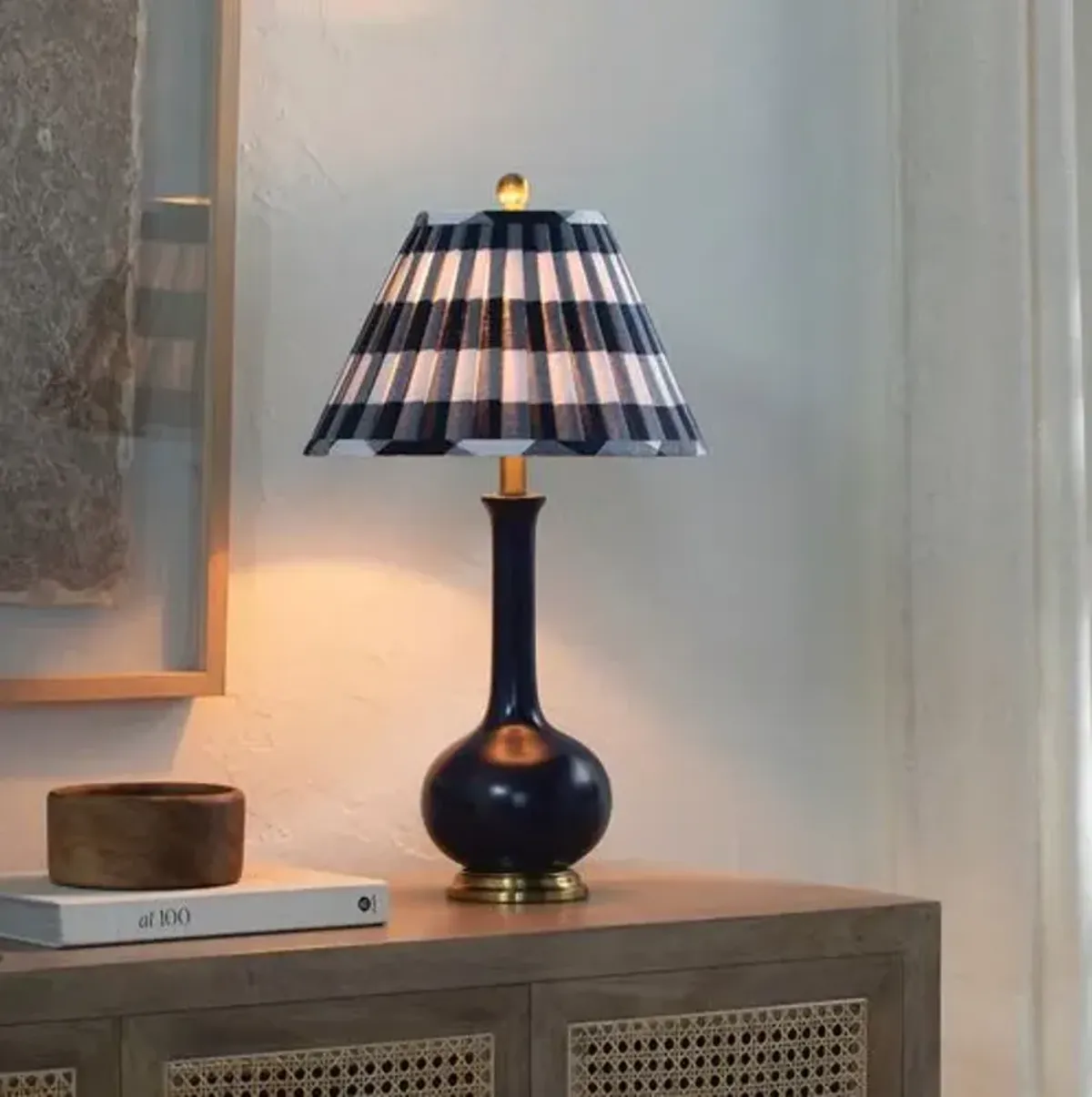 Coraline Ceramic Table Lamp - Blue