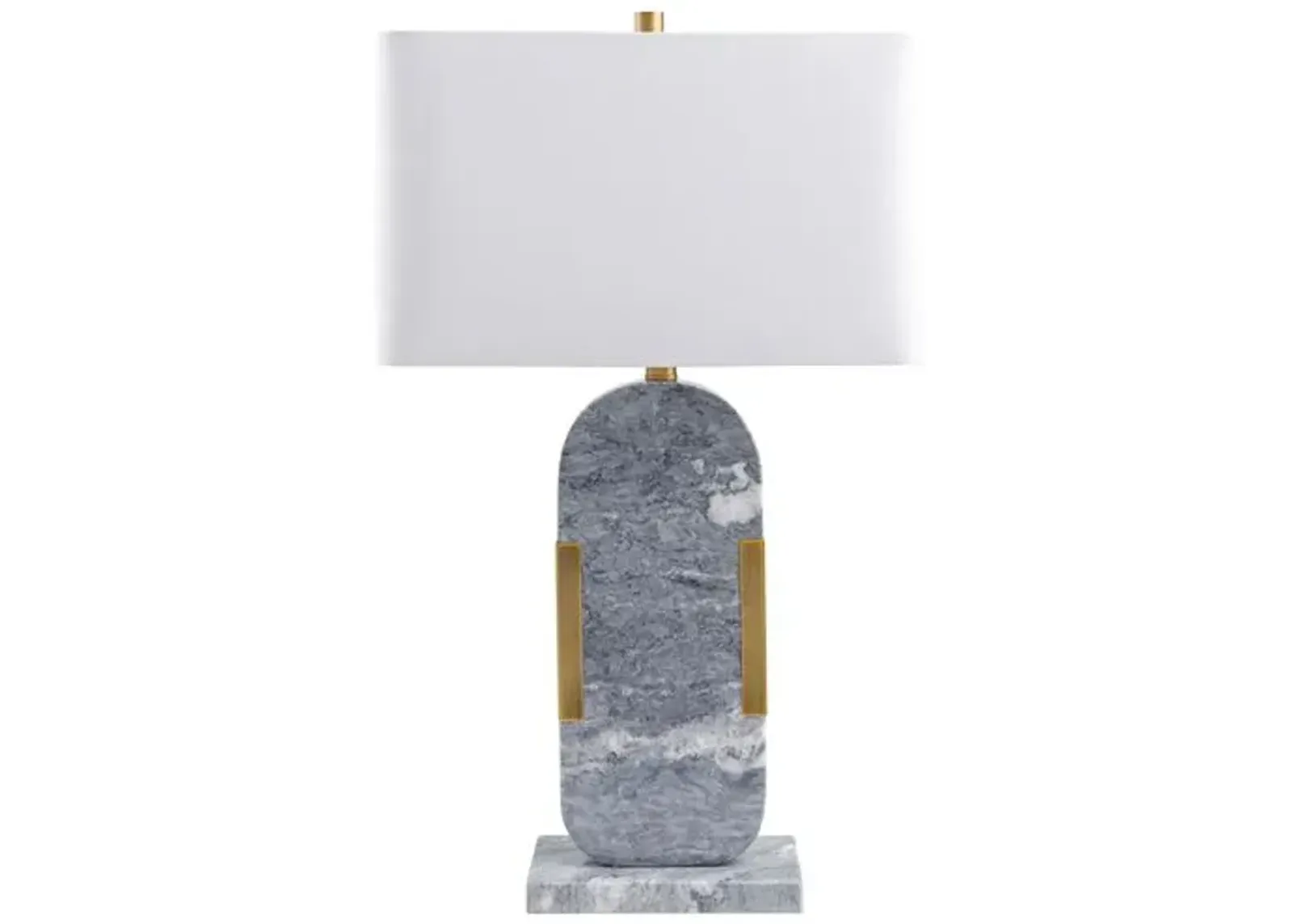 Pixie Marble Table Lamp - Gray/Gold