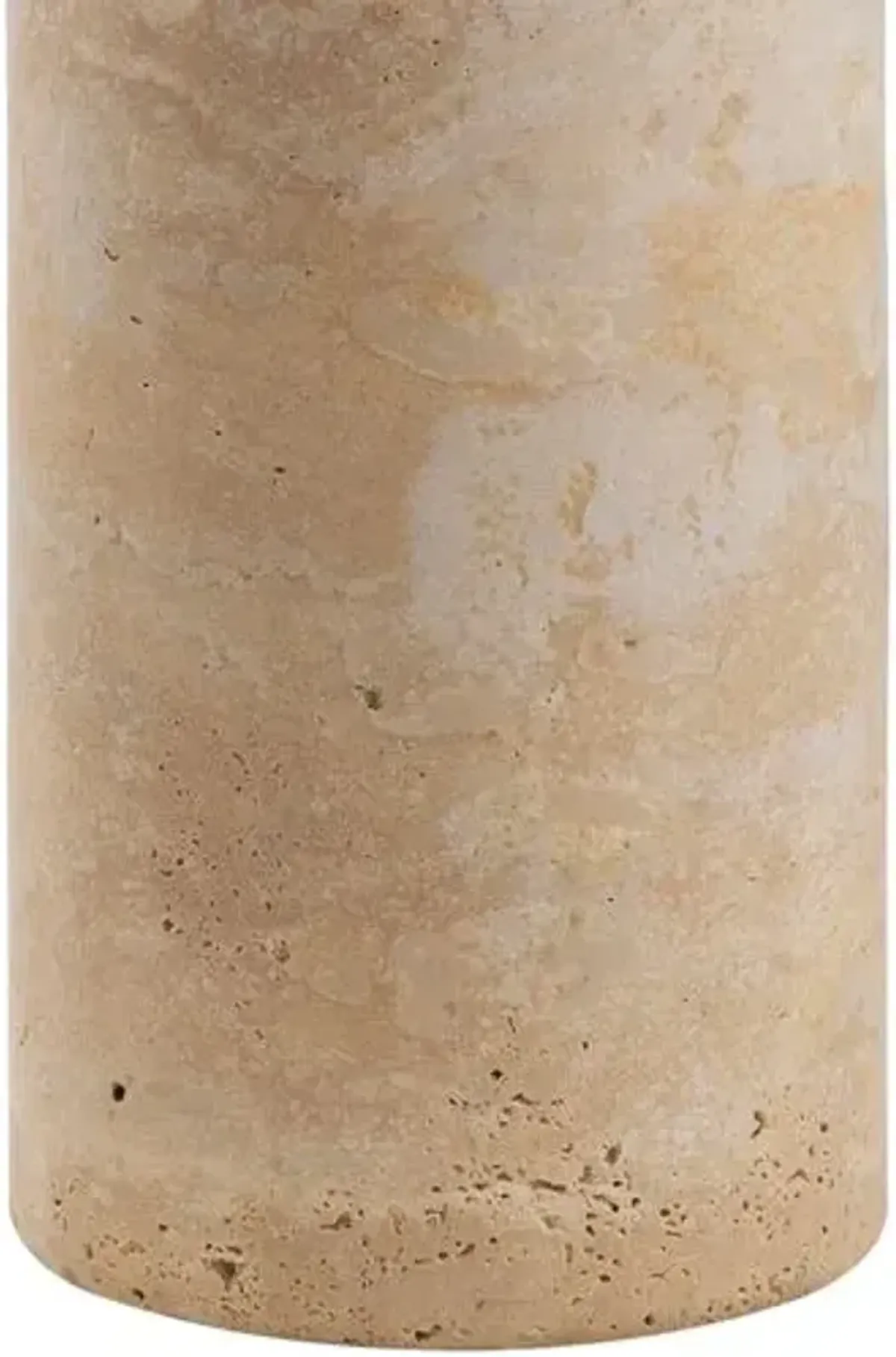 Neo Table Lamp - Natural Travertine - Beige