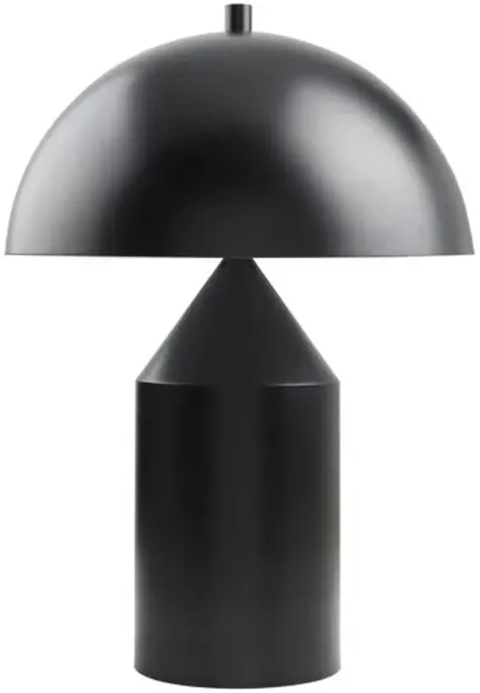 Wells Dome Table Lamp - Black