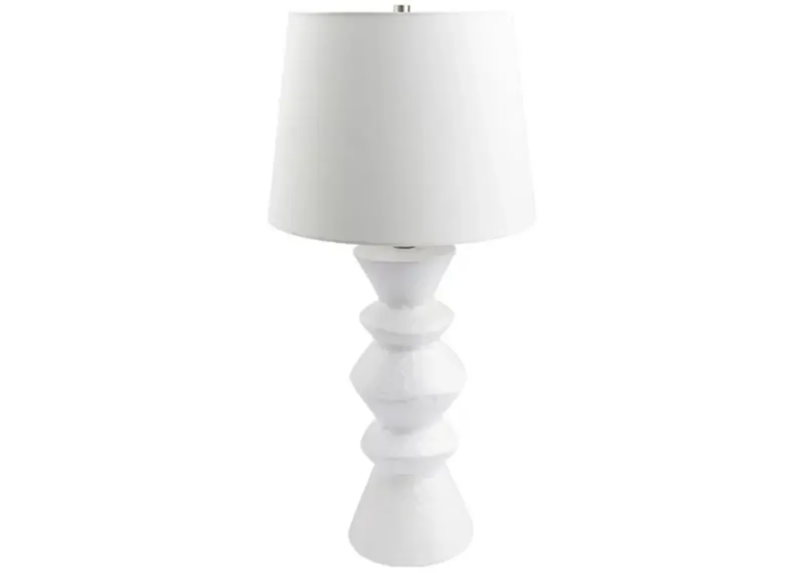 Zuma Ceramic Table Lamp - White