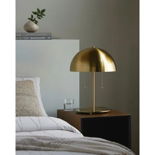 Corrine Dome Table Lamp - Gold