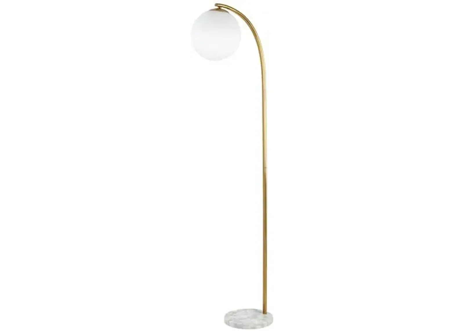 Nuvo Globe Floor Lamp - Gold