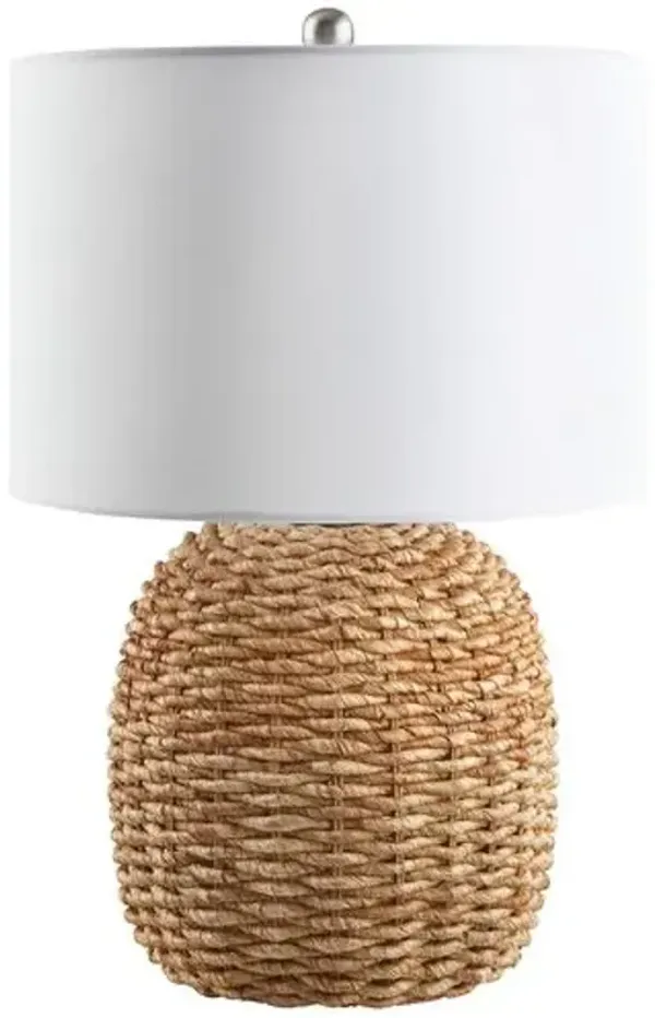Beachside Rattan Table Lamp - Natural - Beige