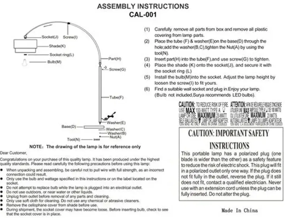 Linkin Arch Floor Lamp - Gold