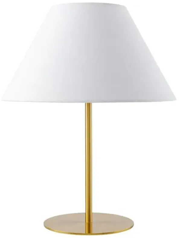 Peppa Accent Table Lamp - Gold - 20Hx14Wx14D in