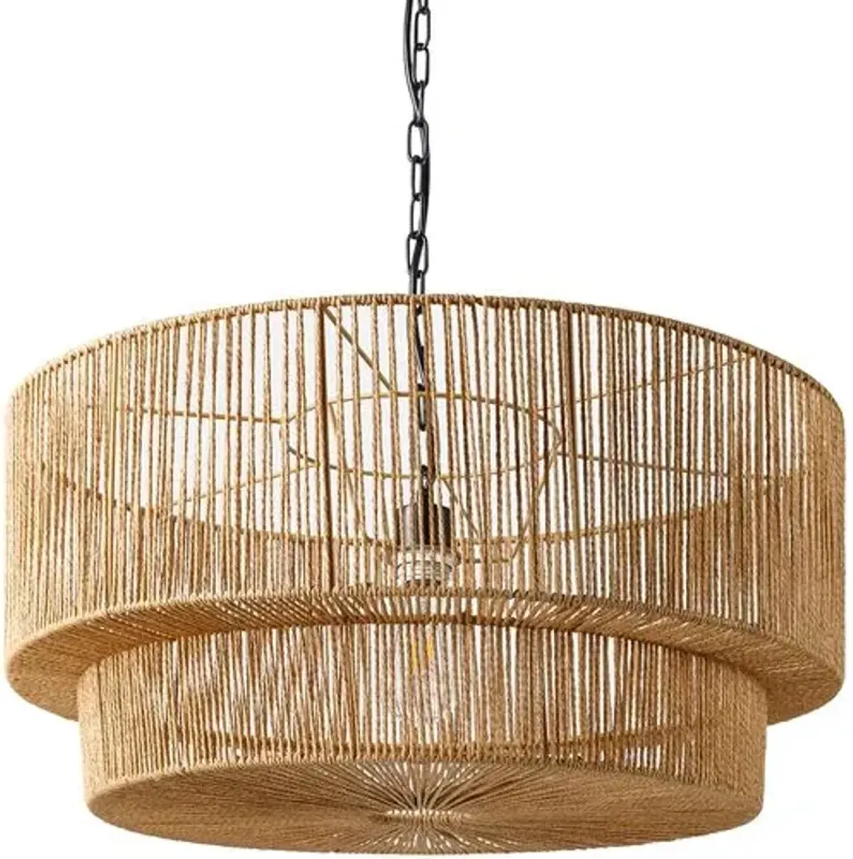 Como Rattan Pendant - Brown