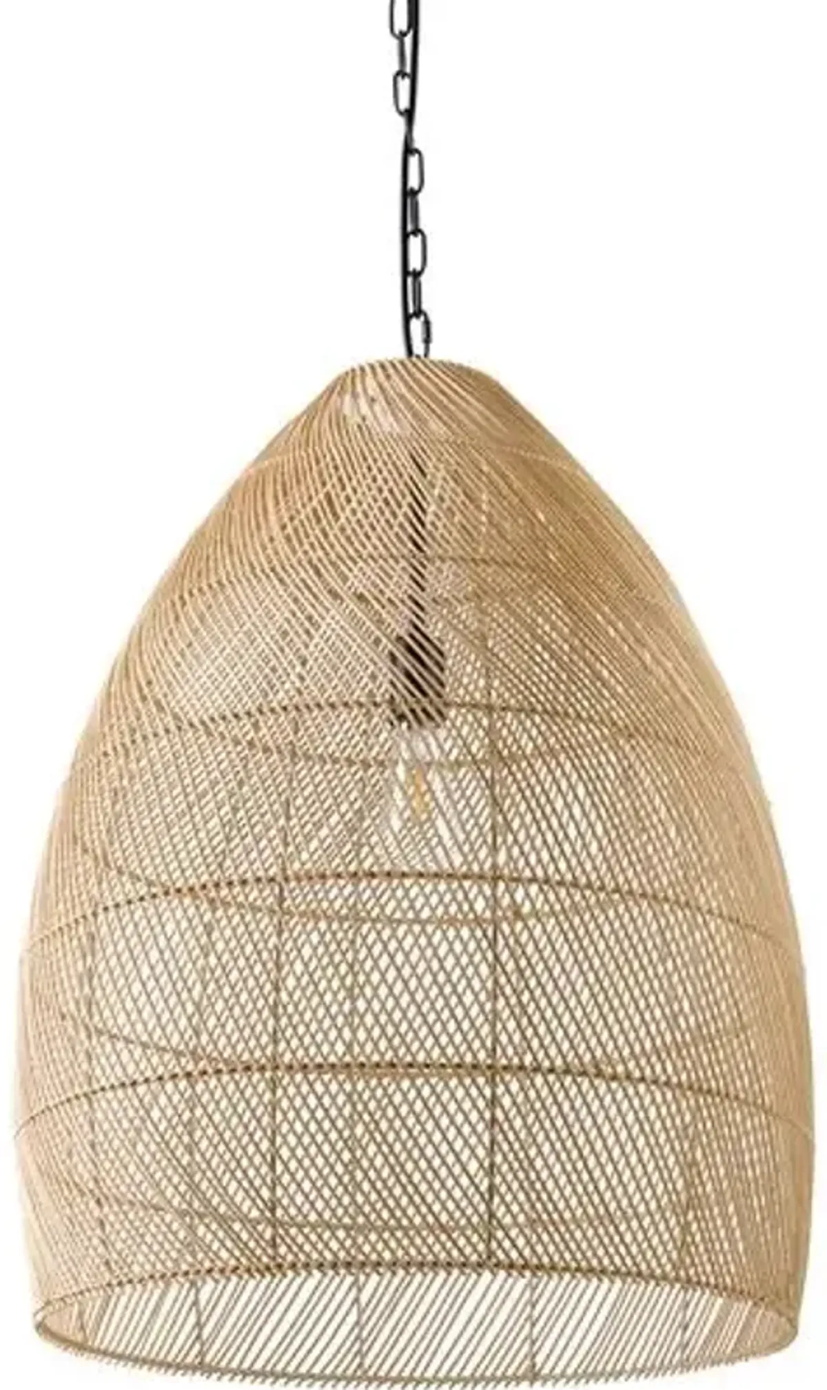 Kingston Rattan Pendant - Beige