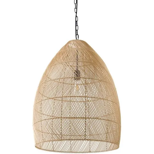 Kingston Rattan Pendant - Beige