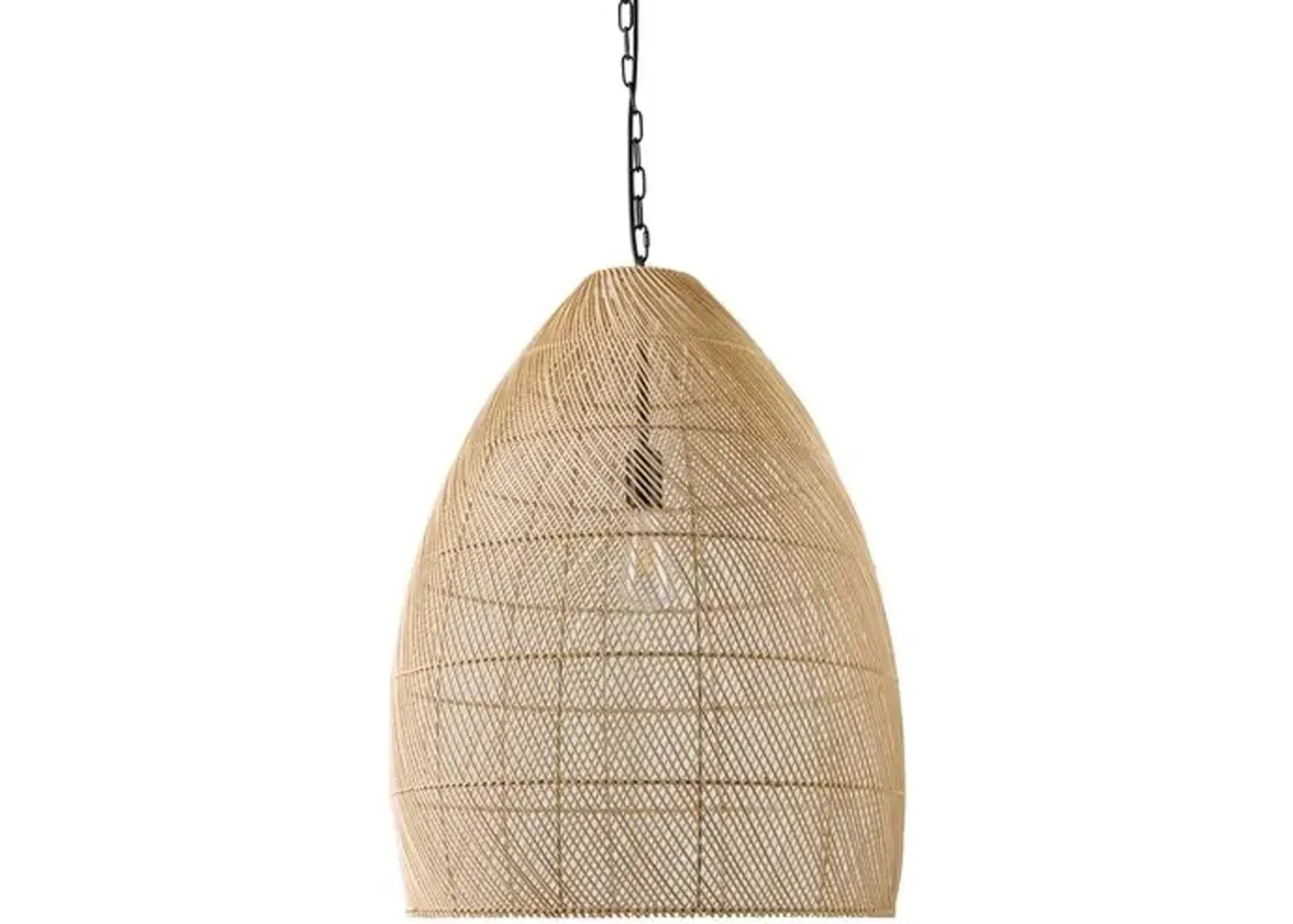 Kingston Rattan Pendant - Beige