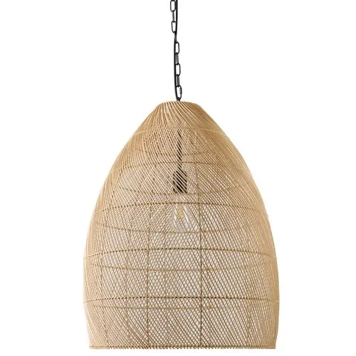 Kingston Rattan Pendant - Beige