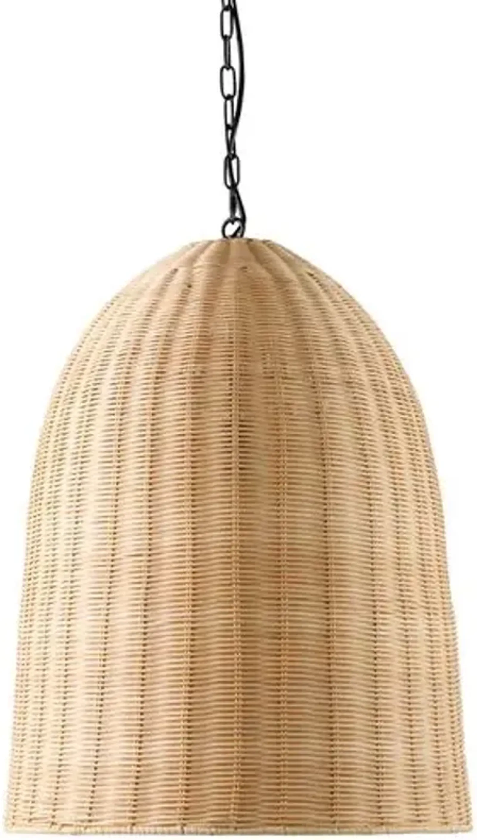 Brixley Rattan Dome Pendant - Beige