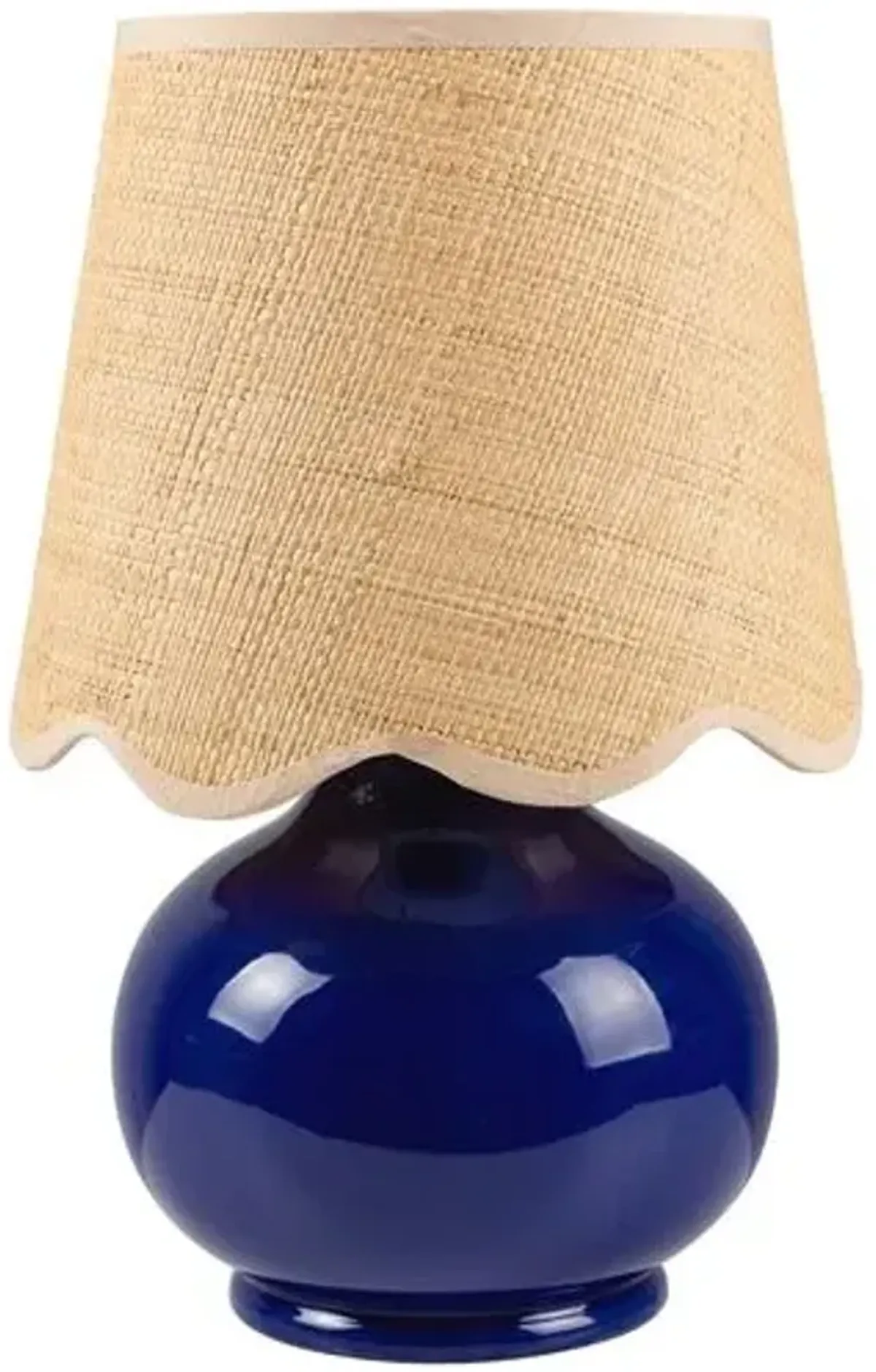 Gigi Accent Table Lamp - Blue - 13Hx8Wx8D in