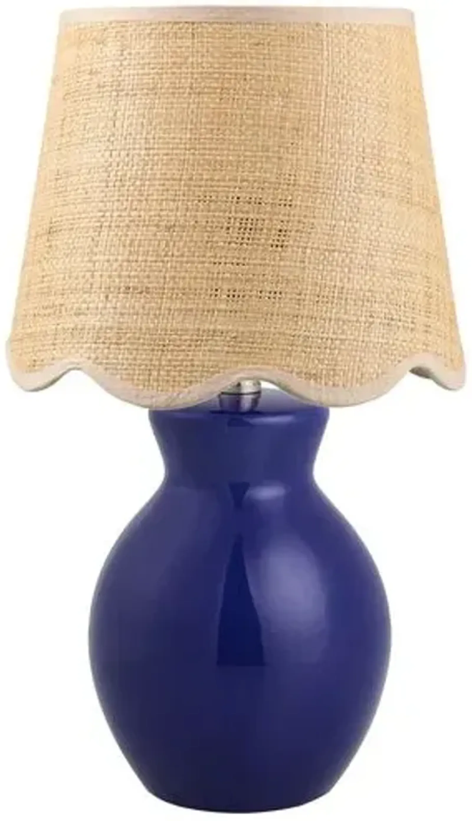 Gigi Accent Table Lamp - Blue - 15Hx8Wx8D in