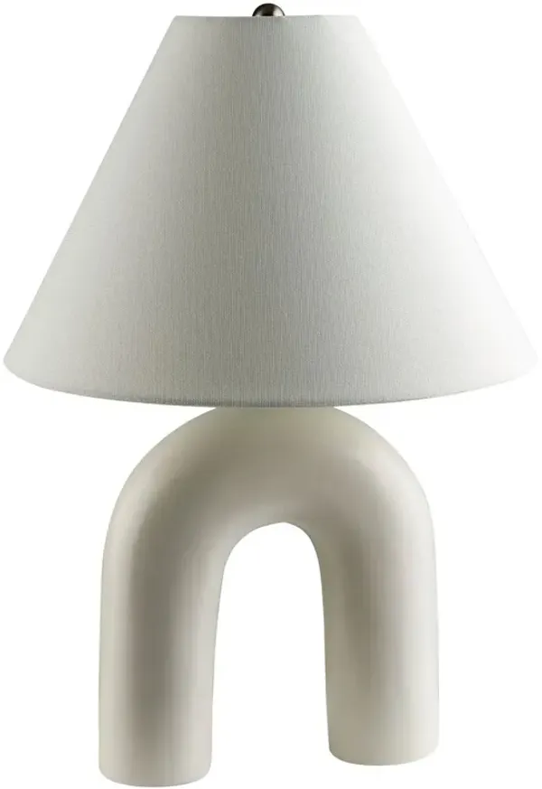 Tripp Ceramic Table Lamp - White
