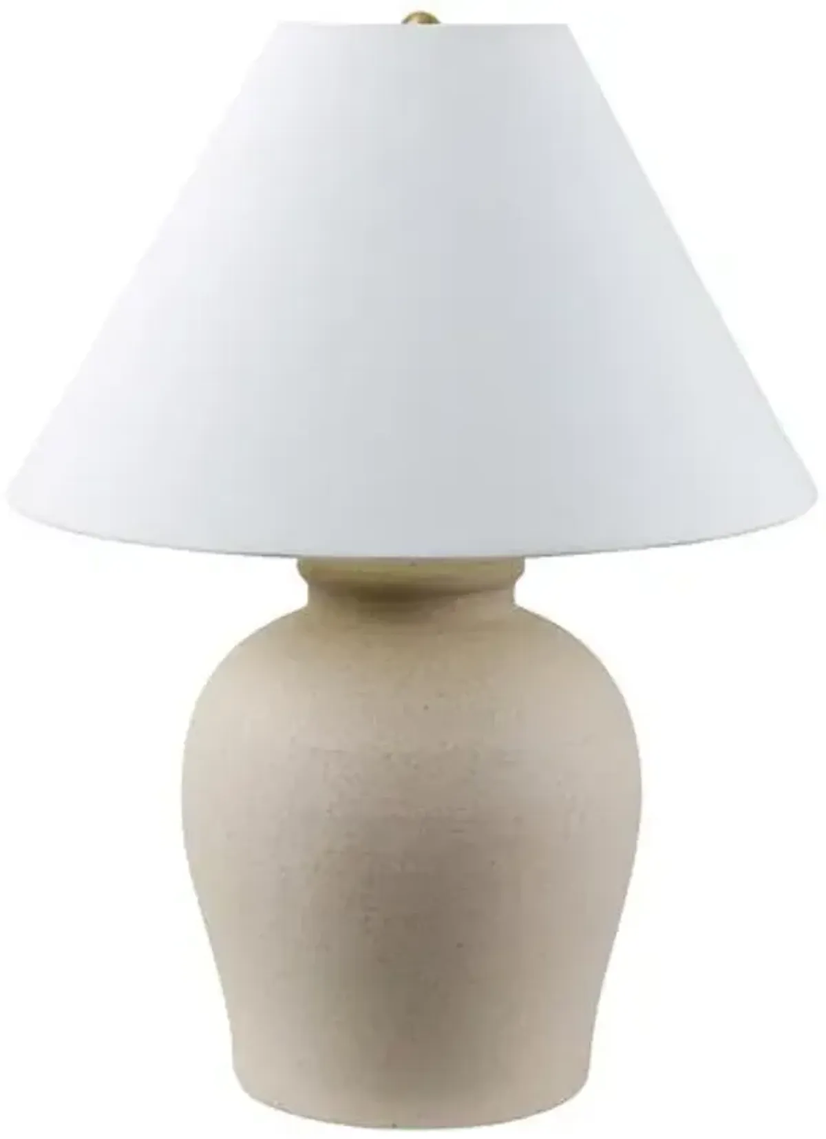 Loree Ceramic Table Lamp - Beige