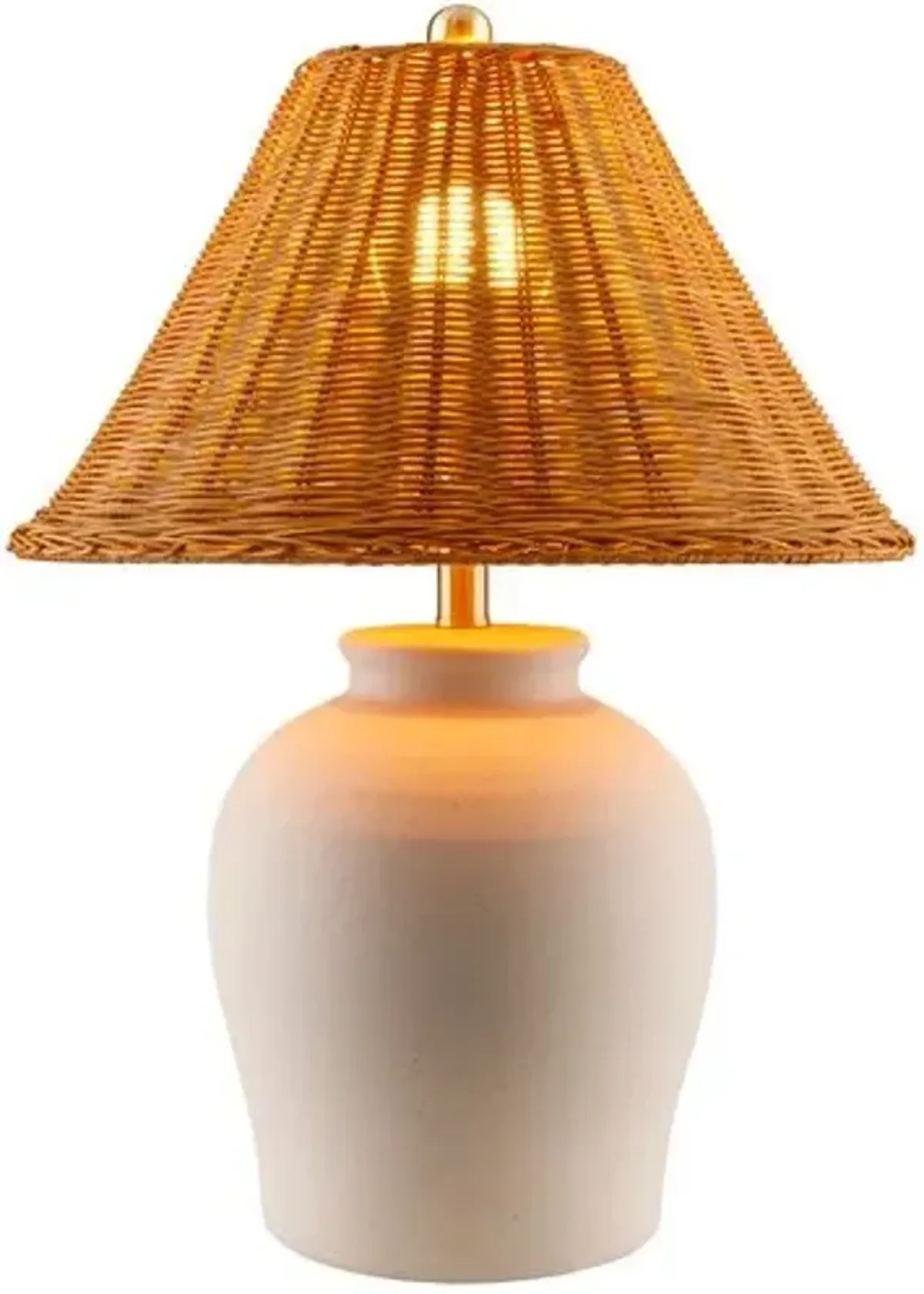 Loree Ceramic Table Lamp - Beige