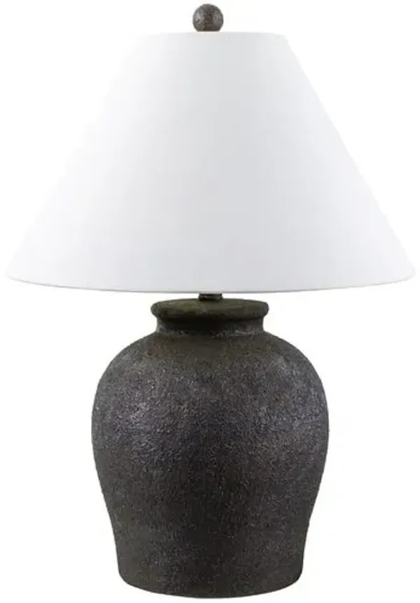 Jimmie Ceramic Table Lamp - Black