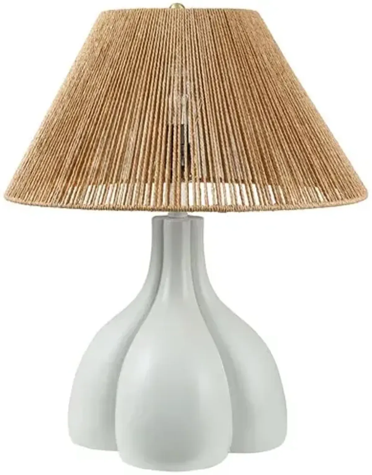 Daxton Table Lamp - White/Natural