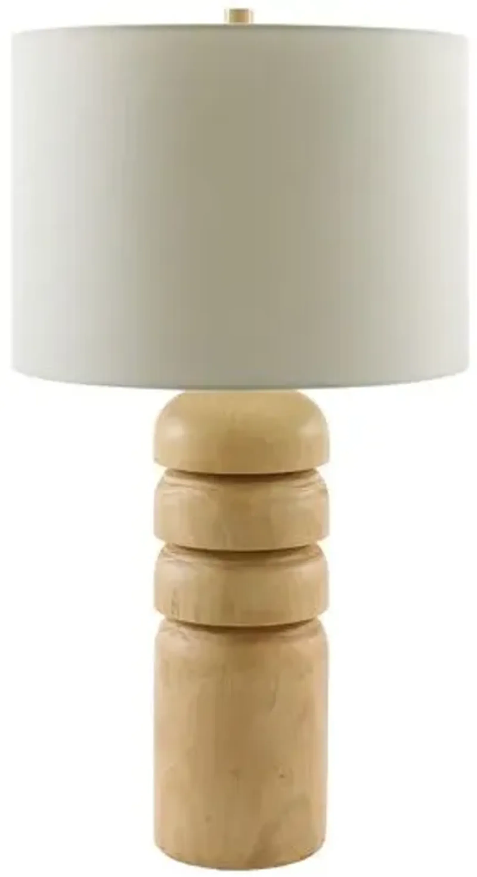 Beckley Resin Table Lamp - Natural - Brown