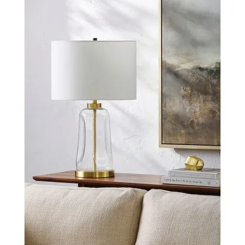 Anakin Glass Table Lamp - Gold