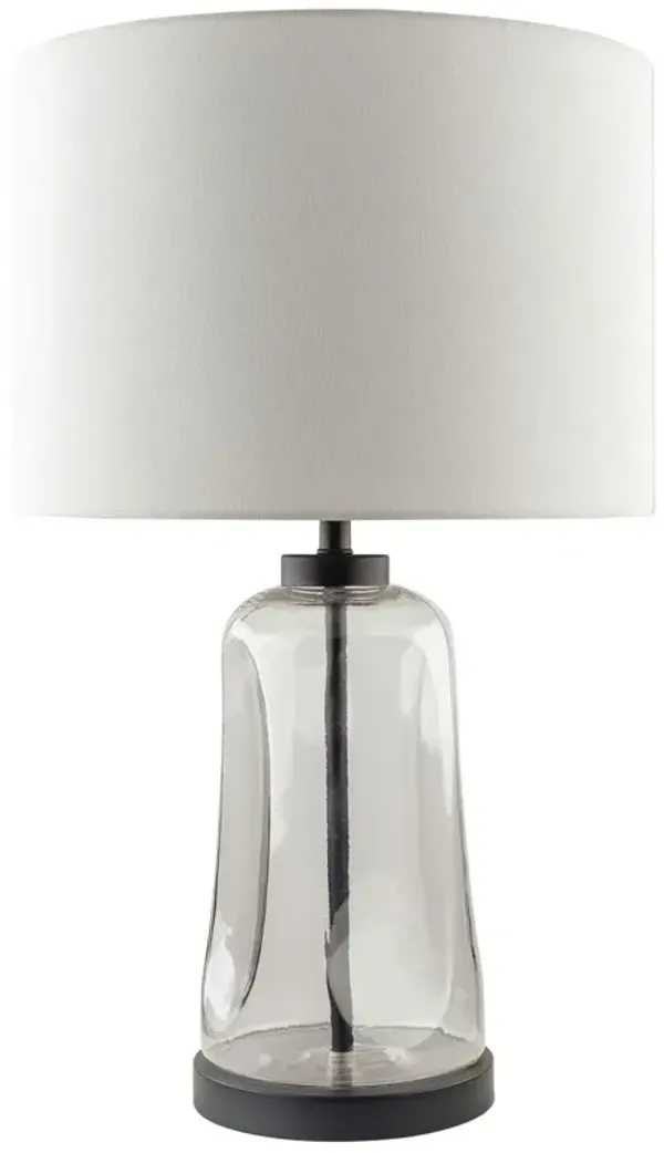 Anakin Glass Table Lamp - Black
