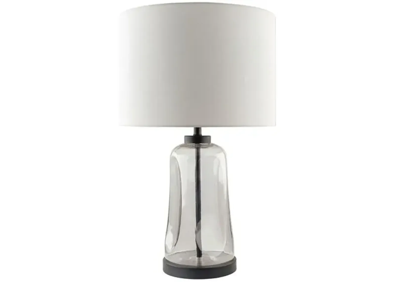 Anakin Glass Table Lamp - Black