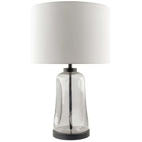 Anakin Glass Table Lamp - Black