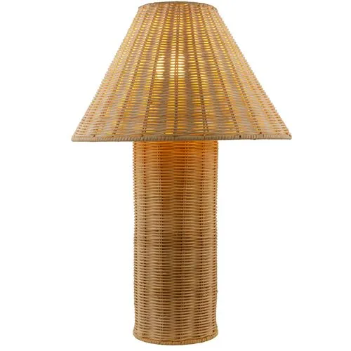 Sanibel Rattan Table Lamp - Natural - Beige