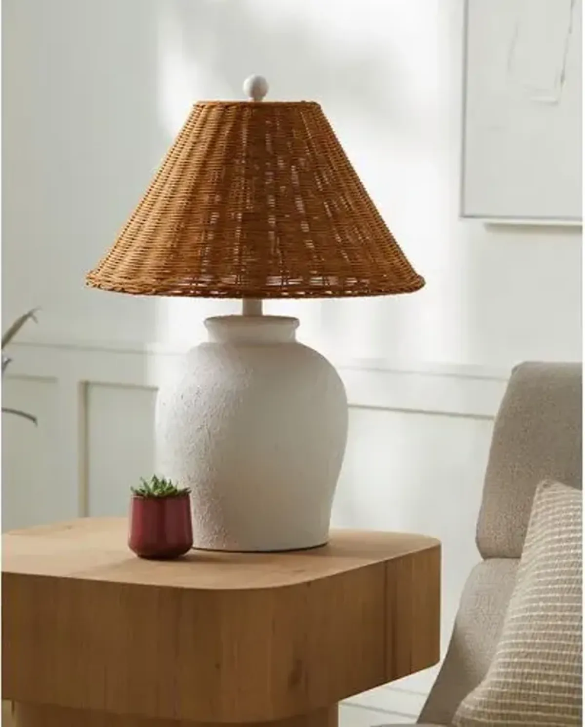 Bay Table Lamp - White