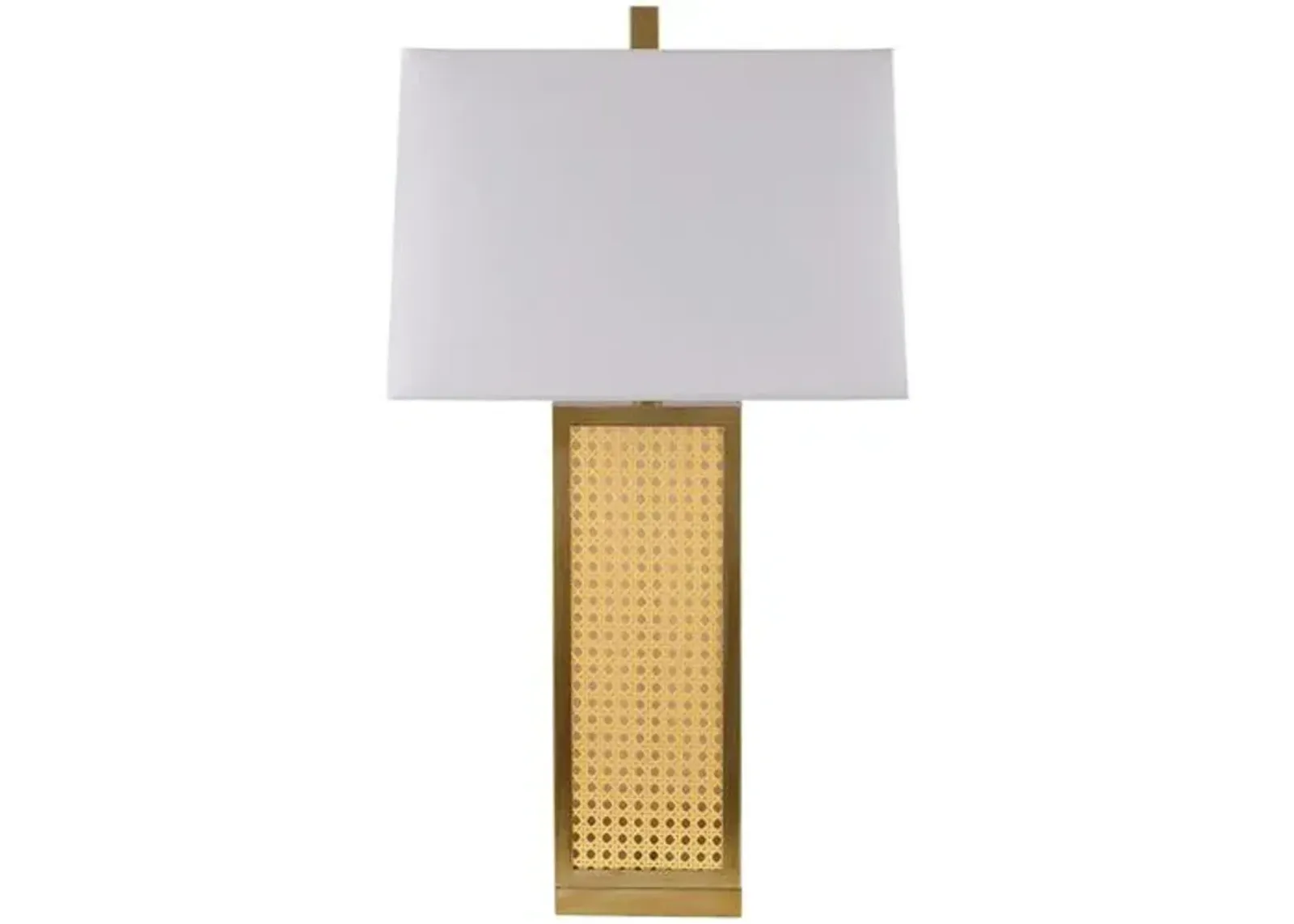 Bruna Rattan Table Lamp - Natural - Brown