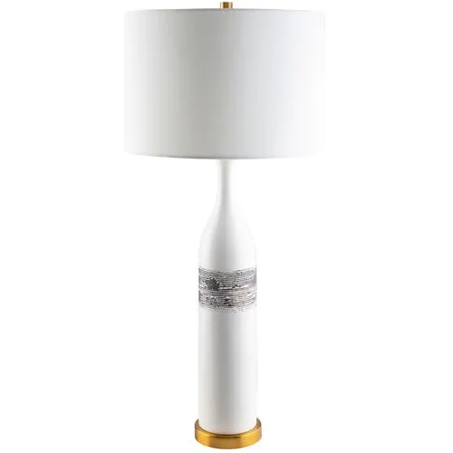 Maris Ceramic Table Lamp - White